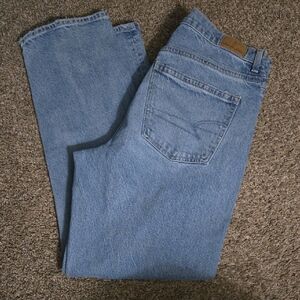 American Eagle Outfitters  Straight Jeans, Super High Rise, Ankle Straight